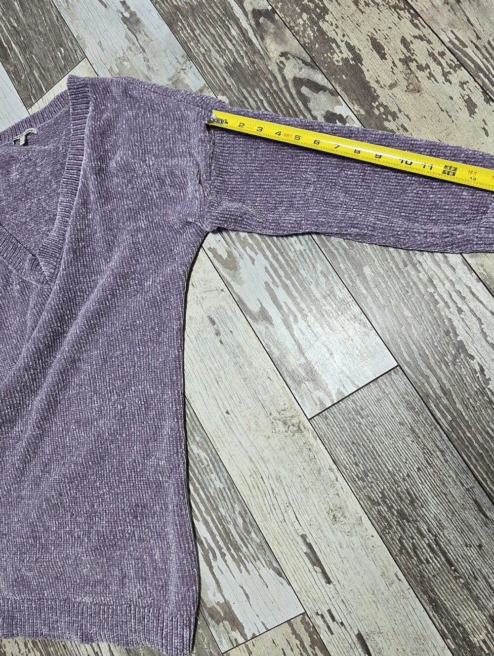 Charlotte. Russe Women's Lavender V-neck Tunic Sweater Size Small - Picture 8 of 8
